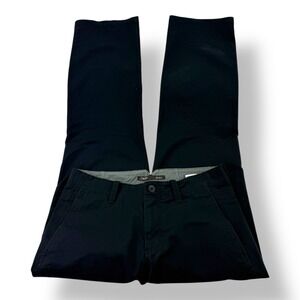 Nau Black Organic Cotton Spandex Chino Pants Men's Size 32x33